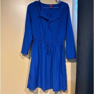 Beautiful Lightweight Target Merona Medium blue polka dot Dress